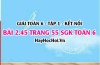 Bài 2.45 SGK Toán 6 tập 1 Kết nối tri thức